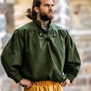 Chemise médiévale “Ludwig” vert Vert