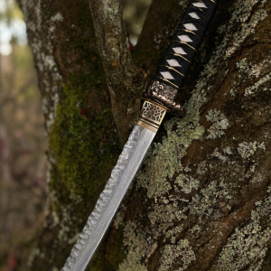 Katana Asago (Acier Damas Cabossé)