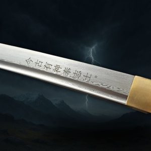 Katana Kill Bill (Acier Damas & Véritable Peau de Raie)