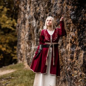 Manteau viking de Birka Skadi Rouge