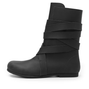 Bottes Haithabu en cuir nubuck "Floki"