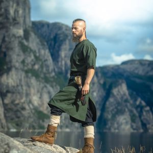 Tunique viking pour homme "Asgrim" avec V-Neck
