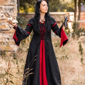 Robe à manches trompette "Larissa"