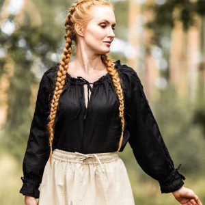 Blouse médiévale en dentelle "Bettina"