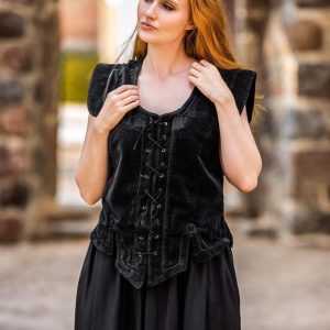 Gilet en velours "Adrienne"