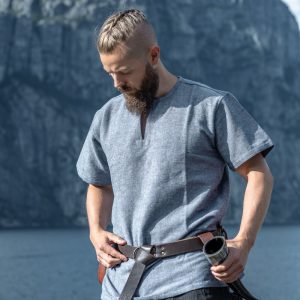 Tunique viking à manches courtes "Edmund"