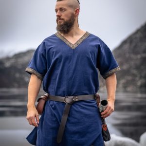 Tunique viking courte "Loki" bleu