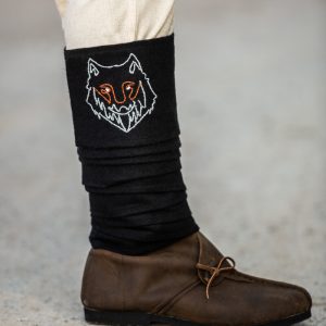 Bandes molletières viking en laine "Fenrir"